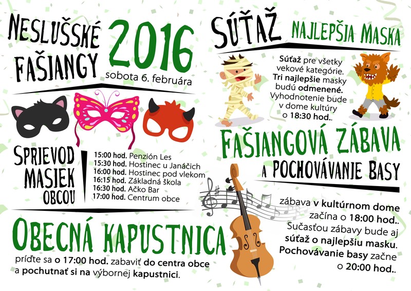 Neslušské fašiangy 2016