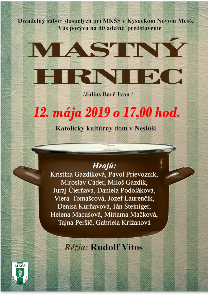 Mastný hrniec - plagát podujatia