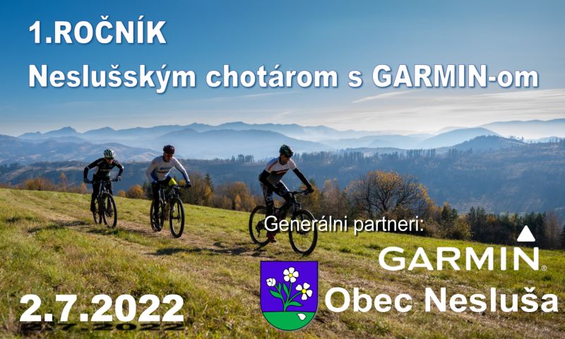 Plagát cyklistickcýh pretekov Neslušským chotárom