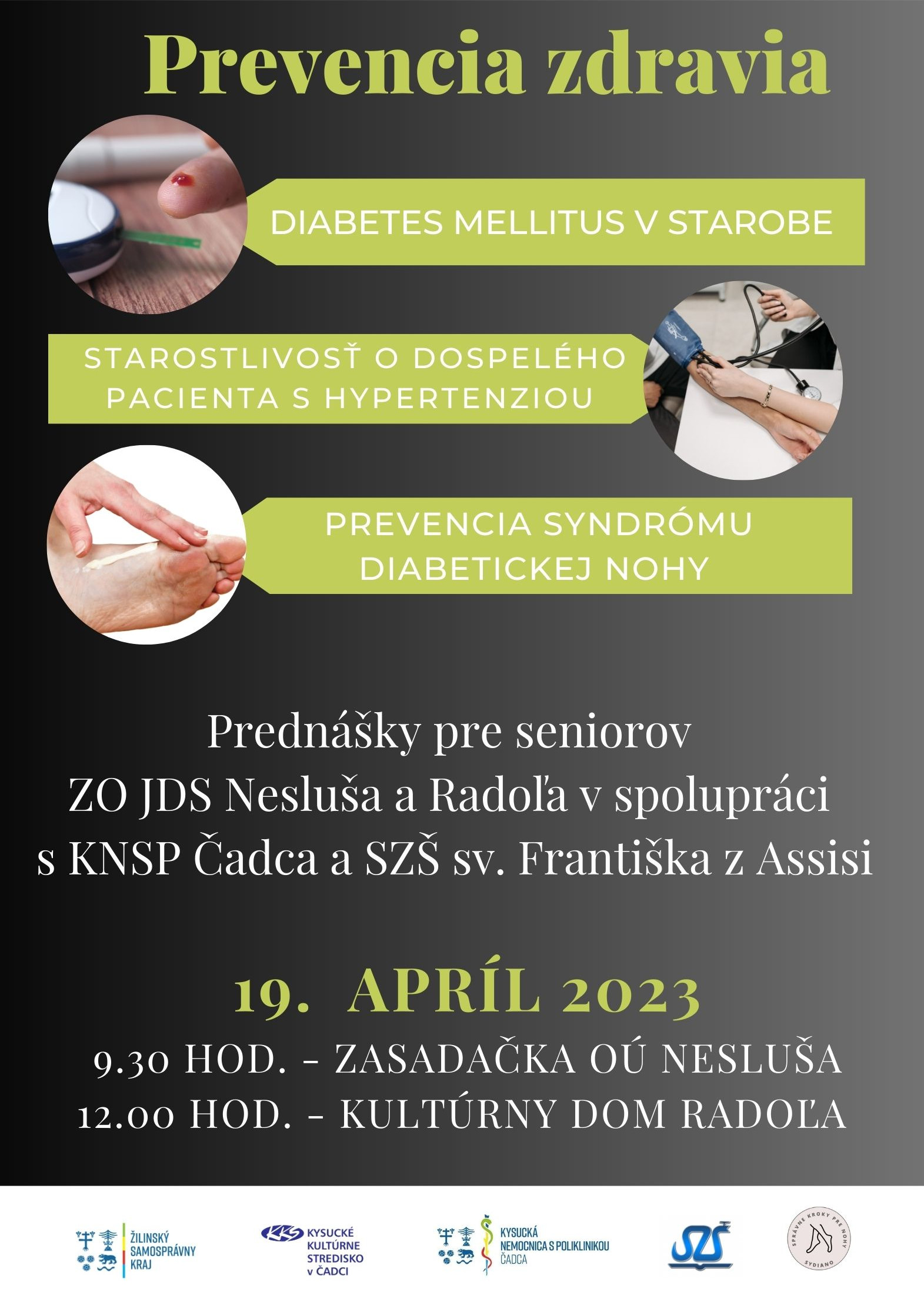 Prevencia zdravia - plagát akcie