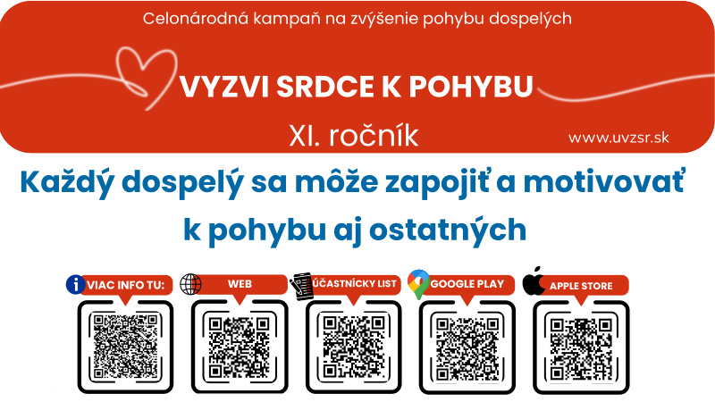 Výrez letáku kampane Vyzvi srdce k pohybu