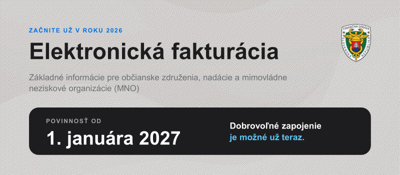Výrez z informačného letáku k eFaktúre pre MNO
